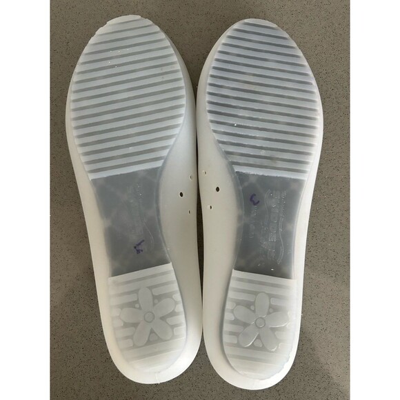 The Original Skidders Women's Ballet Flats WHITE Size: 7 - Picture 5 of 6